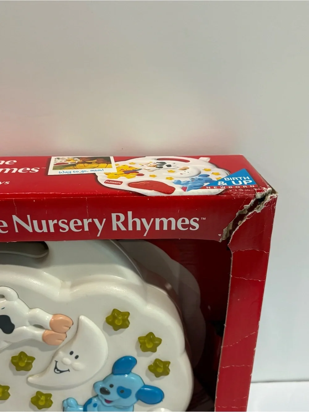 Playskool Twinkle Time Nursery Rhymes Musical Crib Toy 1993 Vtg Works